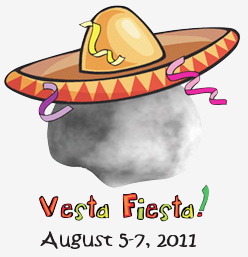 Cartoon of Vesta with sombrero